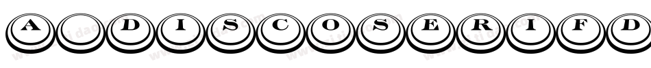 a_DiscoSerifDblDn3D (COPY 1)字体转换